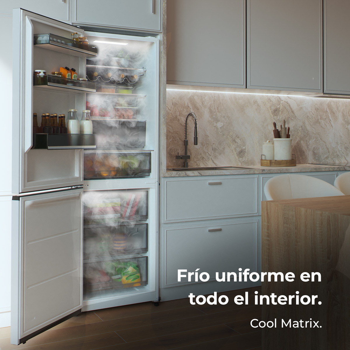 Bolero CoolMarket Combi 409 White C | Envío, instalación y retirada RAEE gratis – foto detalle 2